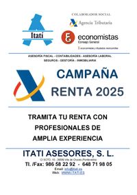 CAMPA&Ntilde;A RENTA ITATI 2025
